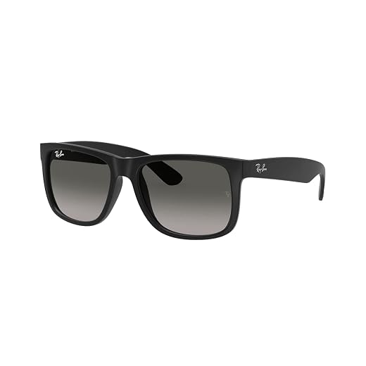Óculos de Sol Ray-Ban Justin 0RB4165L 601/8G Tam 57 / Preto - Lentes Cinza Gradiente