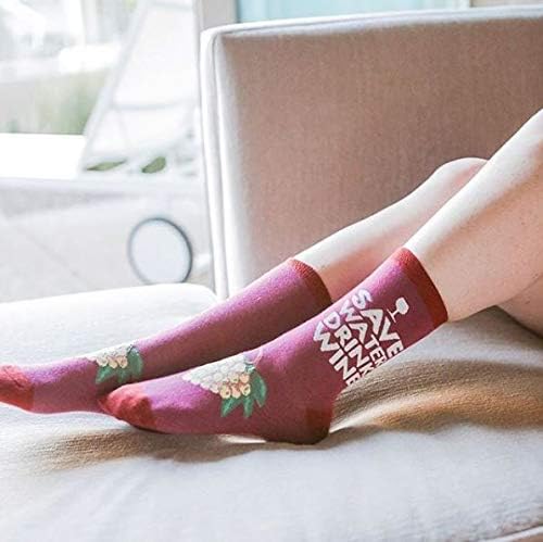 Image of K. Bell Socks womens Retro Varsity Lettuce Crew