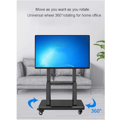 Soporte móvil para TV con ruedas y altura ajustable miniatura 4
