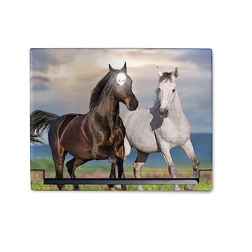 Image of MightySkins Skin Compatible with Alienware M18 R1 (2023) Full Wrap Kit - Horse Contrast | Protective, Durable, and Unique Vinyl Decal wrap Cover | Easy to Apply & Change Styles | Made in The USA