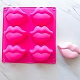 LIPS SILICONE MOLD FOR CUPCAKES, CAKEPOPS, CHOCOLATE STRAWBERRIES, PRETZELS & RICE KRISPIES