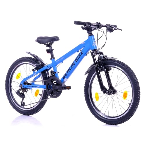 Mountainbike 20 Zoll MTB mit Aluminium-Rahmen 21 Gang Shimano...