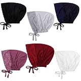zmdnys 6Pack Lace Hijab Turban Hats for Women Muslim Hijab Undercap Underscarf Adjustable (US, Numeric, 6 5/8, 7 1/4, Combination 1)