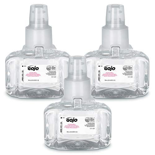 GOJO LTX-7 Clear and Mild EcoLogo Certified Foam Handwash, Fragrance Free, 700 mL
