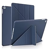 ipad mini 4 smart cover compatible with ipad mini 5 Easy access To All Buttons,Camera,speaker and connector. Allows Charging without removing the case. Trifold Stand: Tri-fold front cover with dual standing positions for Movie-viewing and Keyboard-typing.