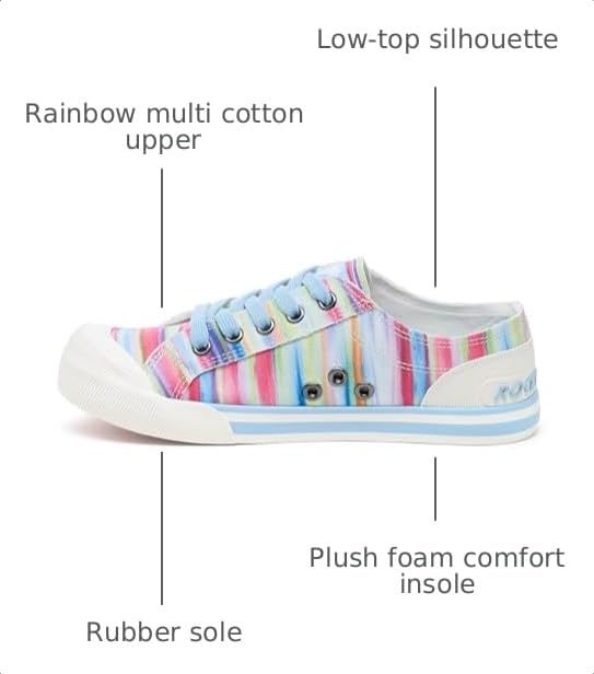 Image of Rocket Dog Women's Jazzin Dens Rainbow 9.5 Medium