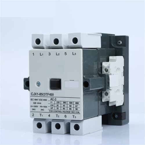 Contacteur magnétique électrique CJX1-85A AC tripolaire pour armoire 3TF49