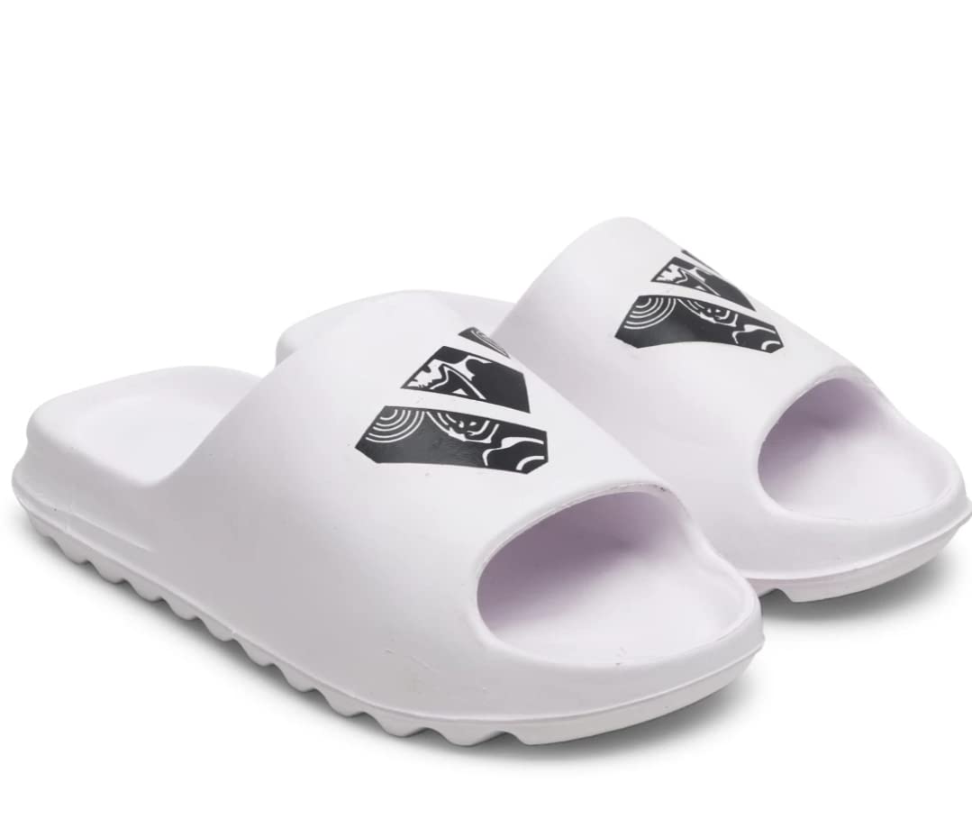 SLS Slides Slipper For Men And Boy (White, numeric_9) (B0C5J6JY7N) Amazon Price History, Amazon Price Tracker