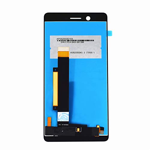 Image of LCD Screen Display with Digitizer Touch Panel Without Bezel Frame Compatible with Nokia 7(Black)