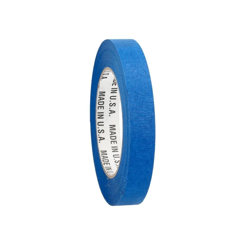 PackagingSuppliesByMail PSBM Blue Painters Tape, 1 Inch x 60 Yards, 48 Pack, 5.7 Mil, Bulk Multipack, Easy Tear Design, Masking Tape for Multi-Surface Use