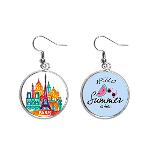 Pendientes de sandía París Francia como regalo original de verano