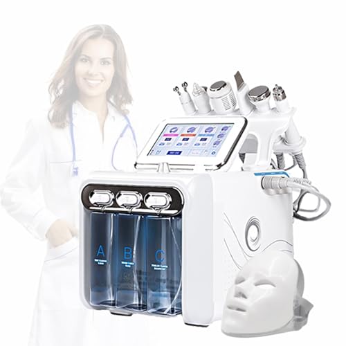 Hydrafacial Machine Professionnel 7 en 1 Facial Machine Nettoyage en Profondeur Hydratant Hydrogène Oxygène Beauty Machine Machine de Microdermabrasion...