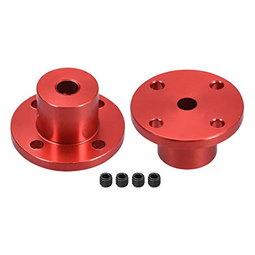 uxcell リジッドフランジカップリング モーターガイドシャフトカプラー モーターコネクタ DIYパーツ用 内径5 mm H15 * D15 2個 uxcell リジッドフランジカップリング モーターガイドシャフトカプラー モーターコネクタ DIYパーツ用 内径5 mm H15 * D15 2個