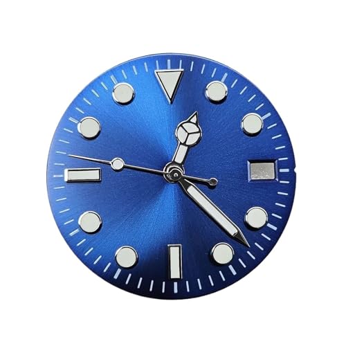 WCC00816 29mm �G�i���� ���B���e�[�W �O���[�� �E�H�b�`�_�C���� NH35 �@�B�������������[�u�����g ���t�\���� �����p�[�c(A7 Green Lume Hands)