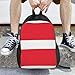 YXLymxDAMAI Austrian flag Backpack - Stylish Laptop Backpack for Men and Women, Perfect for Work and Travel