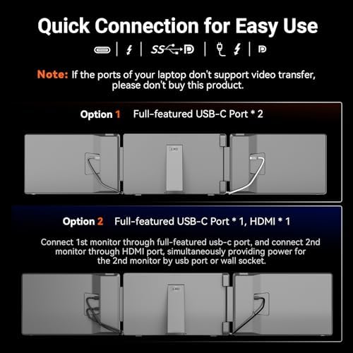 LXU 15.6" Laptop Screen Extender Monitor Portable — view 7