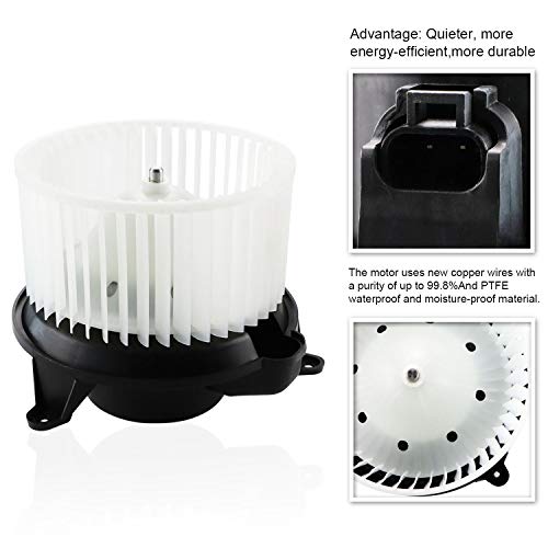 Hvac Blower Motor Assembly 700101 88986838 Heater Blower Motor With Fan Cage For Cadillac Escalade/Chevrolet Avalanche/Gmc Sierra/Chevy Silverado/Hummer H2 #TOP2