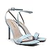DREAM PAIRS Baby Blue Heels Women?s High Stilettos Sexy Open Toe Dress Shoes Ankle Strappy Wedding Party Club Dance Pumps Sandals Size 8 US SDHS2214W