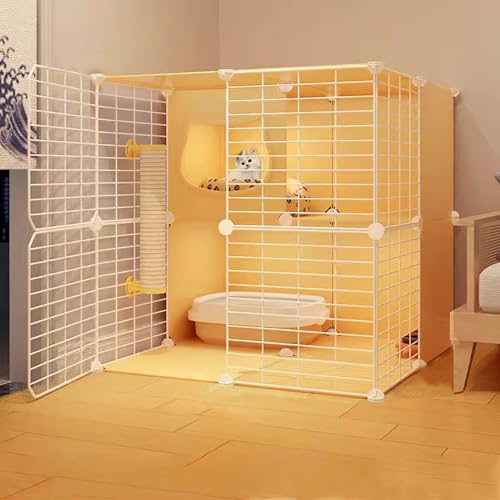 Grand parc pour chat facile à installer pour petits animaux