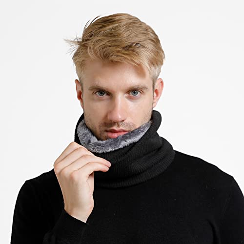 Image of Winter Scarf Neck Warmer Gaiter Face for Men Women Warm Fleece Ski
