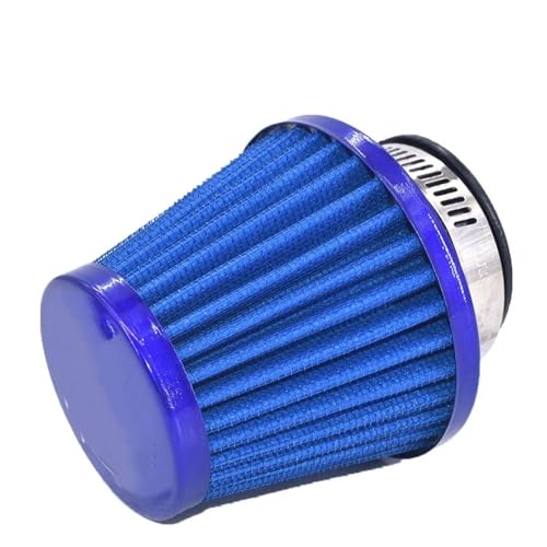 Filtre à air moto 35mm bleu idéal pour les sorties tout-terrain en Dirt Bike