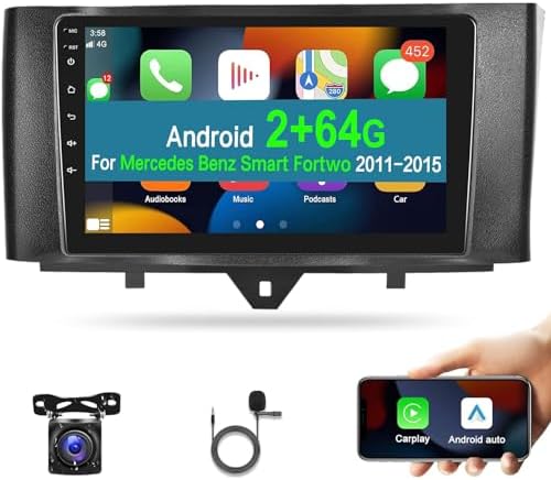 Für Smart Fortwo 2005-2010 Android13 Carplay 6 128G 9