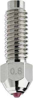 Boquilla de rubí de 0,8 mm para impresoras 3D Sovol SV08 / T300 / SV06 ACE, alta dureza, resistente al desgaste para fabricación aditiva precisa