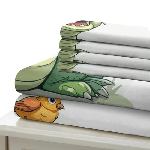 Housse de couette crocodile hypoallergénique et super douce avec fermeture éclair solide