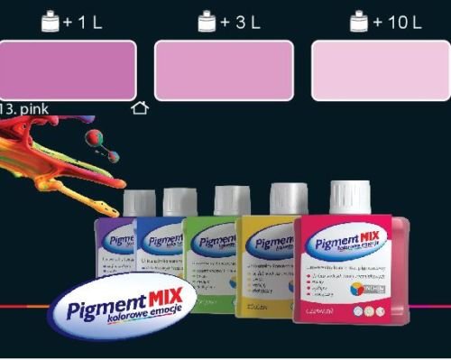 WALL PAINT COLOURANT PIGMENT PAINT COLOUR INTERIOR & EXTERIOR DYE (Pink)