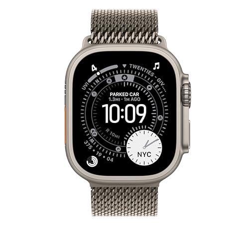 Image of Apple Watch Band - Milanese Loop - 49mm - Natural - Small