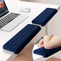 L-Shaped Desk Edge Cushion, 2 PCS Elbow Rest For Desk With Ergonomic Support, Memory Foam Elbow Pad & Arm Rest For Palm, Wrist & Forearm, Non-Slip & Separate Design, Office & Home - View #11