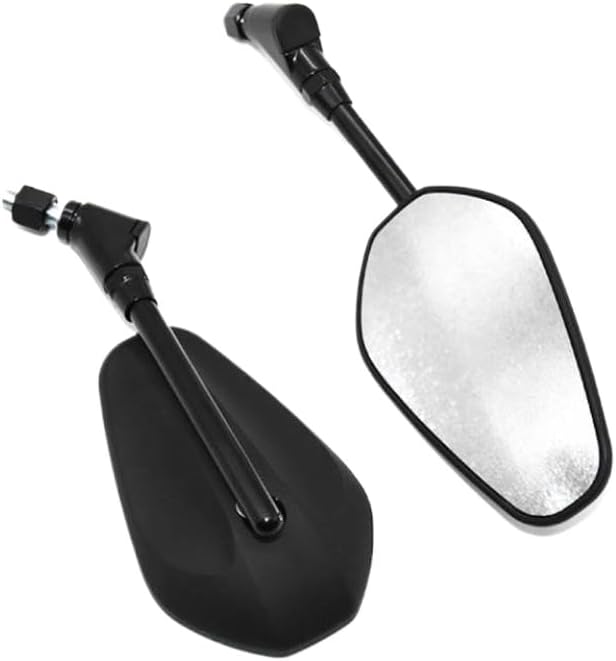 Adjustable Black Rearview Side Mirrors Compatible with Tiger 900 GT, 1200 GT, 1200 Rally, 660, and 850 Sport