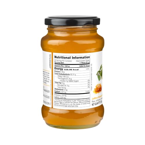 Image of INDIGENOUS HONEY Organic Juliflora Babool Kikar Honey 17.64 oz Glass Jar
