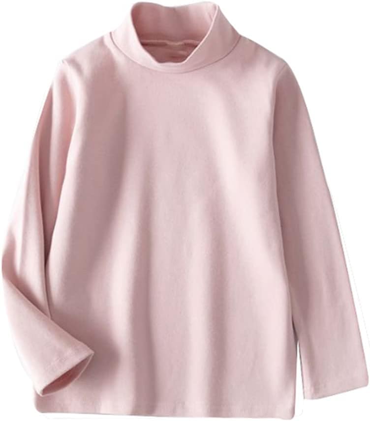 FKKFYY Basic Tops for Unisex Kids Comfortable Long Sleeve Fall Winter