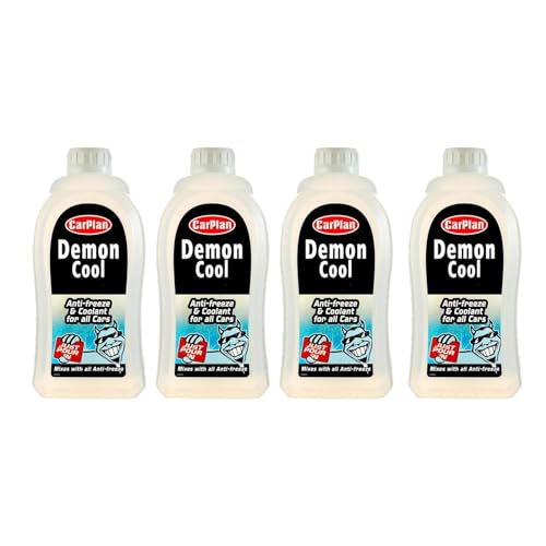 CarPlan - CarPlan Demon Cool - Car Antifreeze and Coolant, 1 L (Pack of 4)