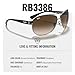 Ray-Ban RB3386 Pilot Shaped Non-Polarized Sunglasses for Men – Includes Official RAYBAN Eyewear Kit – Ideal Formal & Casual Wear Sunglasses – Brown Gradient Lens