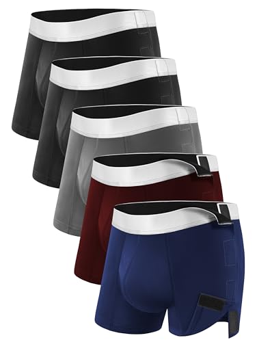 Mens Incontinence Underwear Washable Tear Away Leak Proof Underwear 5 Pack