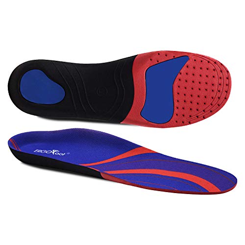 Plantar Fasciitis Arch Support Shoe Inserts- Insoles for Men and Women- Orthotic Inserts