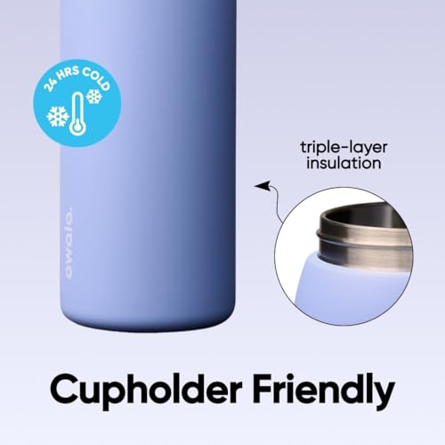 Image of Owala FreeSip Insulated Stainless Steel Water Bottle with Straw, BPA-Free Sports Water Bottle, Great for Travel, 32 Oz, Out of the Blue