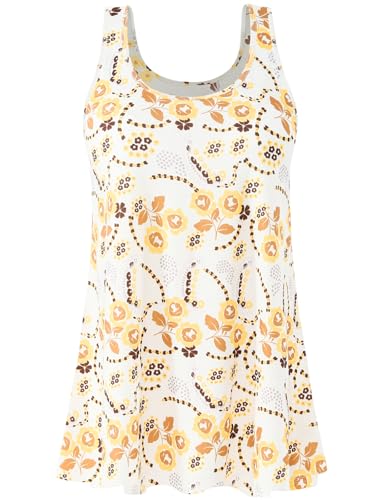 Image of Air Curvey Tank Tops for Women Build in Bra Casual Flowy Tank Pleated Loose Fit S-XXXXL