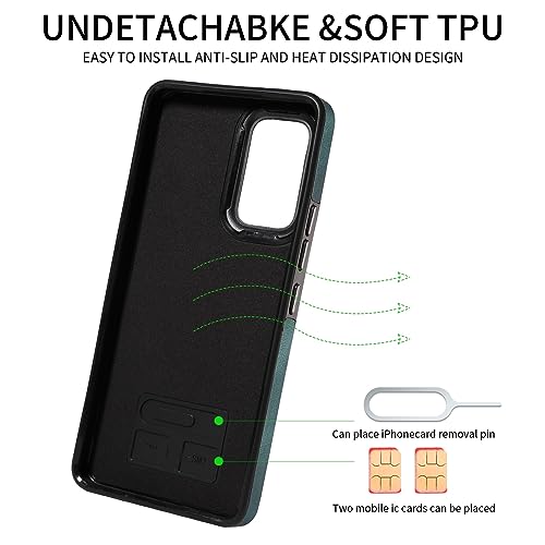 Étui portefeuille Samsung Galaxy A33 5G antichoc cuir housse de protection support 360