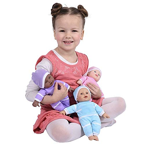 The New York Doll Collection 11 Zoll /28cm Hispanic weich Körper Puppe im eschenkkarton (Bonus Schnuller inklusive) – Bild 3