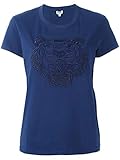 Normale Passform Kenzo Besticktes Tiger Logo T-Shirt Größe S.