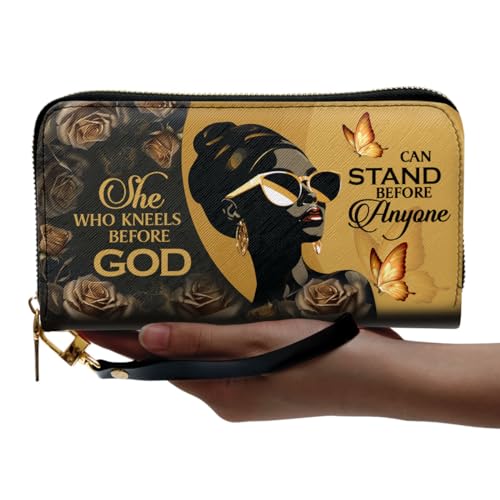 Image of Sistabag Leather Clutch - Wallet For African Women - Mother's Day & Birthday Gifts (STB10)