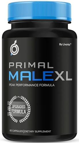 Primal Male XL Capsules - Official Primal Male XL Supplement Pills for Men, Advanced Formula for Stamina, Vitality & Wellness, PrimalMaleXL Reviews, 60 Capsules for 1 Month
