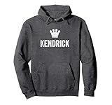Kendrick the King/Crown & Name for Men Called Kendrick Pullover Hoodie