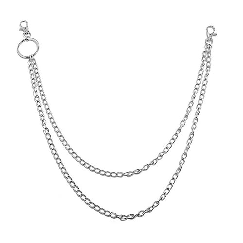 BGTY Vintage Harajuku Punk Cool Pants Jeans Chain Fashion Body Jewelry Accessory for Women Girls Cute Waist Chain - Double Layer