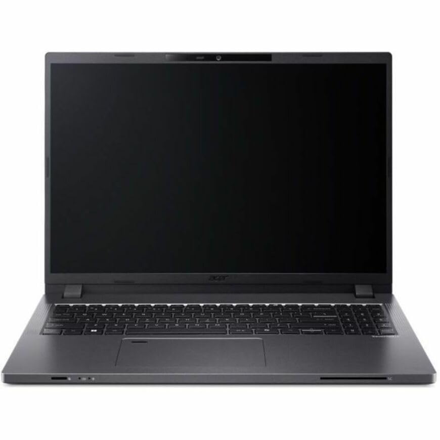 Image of Acer TravelMate P2 16 TMP216-51T-G2 TMP216-51T-G2-57NG 16 inch Touchscreen Notebook - WUXGA - 60 Hz - Intel Core 5 120U - 16 GB - 512 GB SSD - English Keyboard - Iron