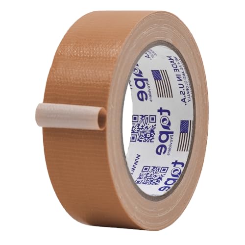 Image of MAT Duct Tape Tan (Beige) Industrial Grade, 1.5 inch x 60 ft. Waterproof, UV Resistant for Crafts, Home Improvement, Repairs, & Projects