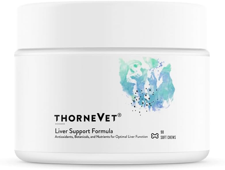 ThorneVET Liver Support – Liver Support for Small Animals: Dogs & Cats, 90 Soft Chews